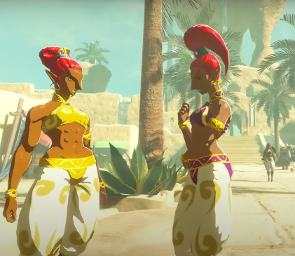 two women from gerudo town chatting